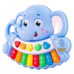 EDUCATIONAL TOY BABY TEAM PIANO MUSICAL ELEPHANT - image-1